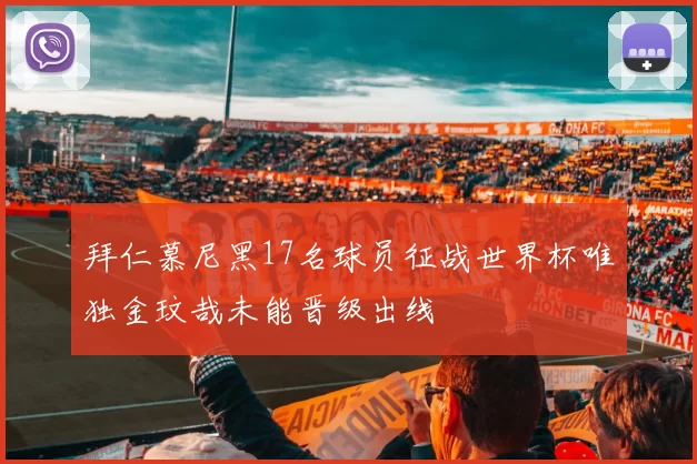拜仁慕尼黑17名球员征战世界杯唯独金玟哉未能晋级出线